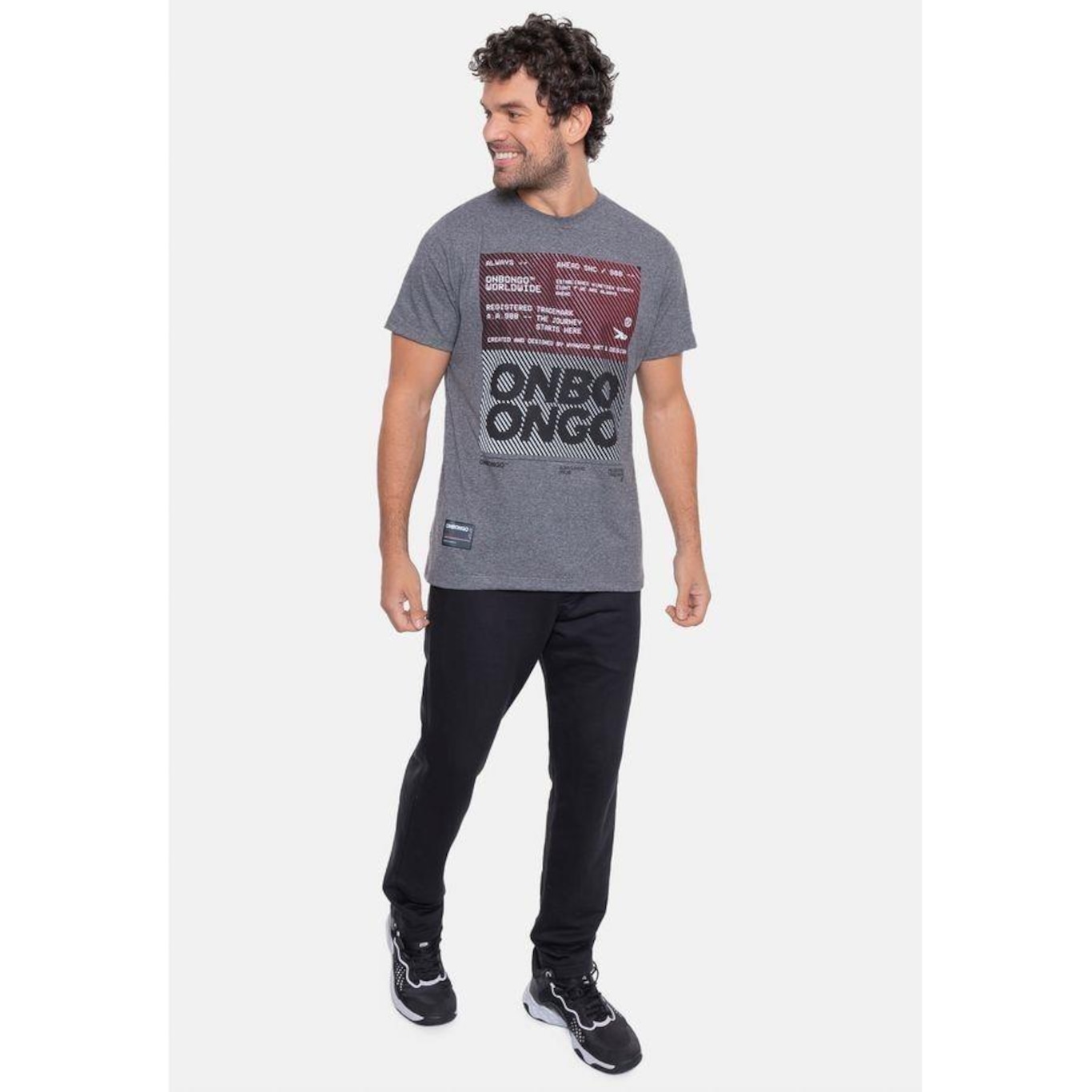 Camiseta Onbongo Estampada - Masculina - Foto 5