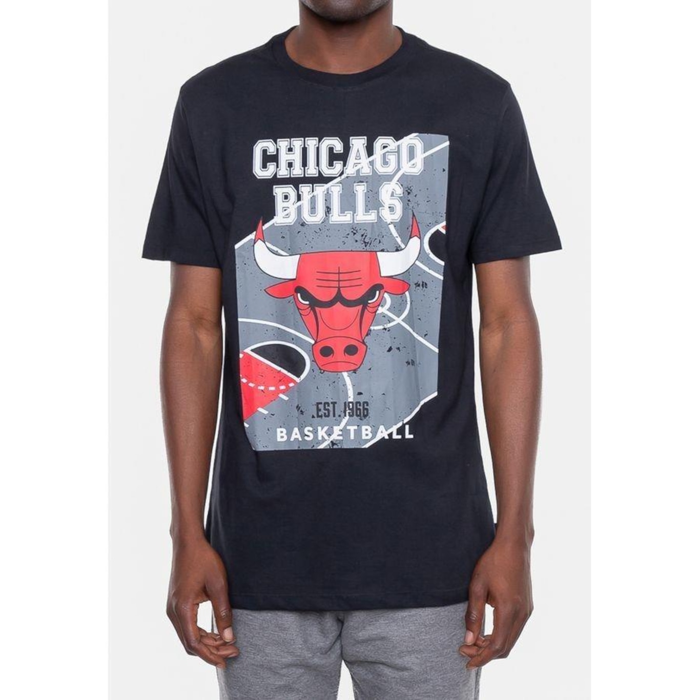 Camiseta NBA Backcourt Chicago Bulls - Masculina - Foto 3