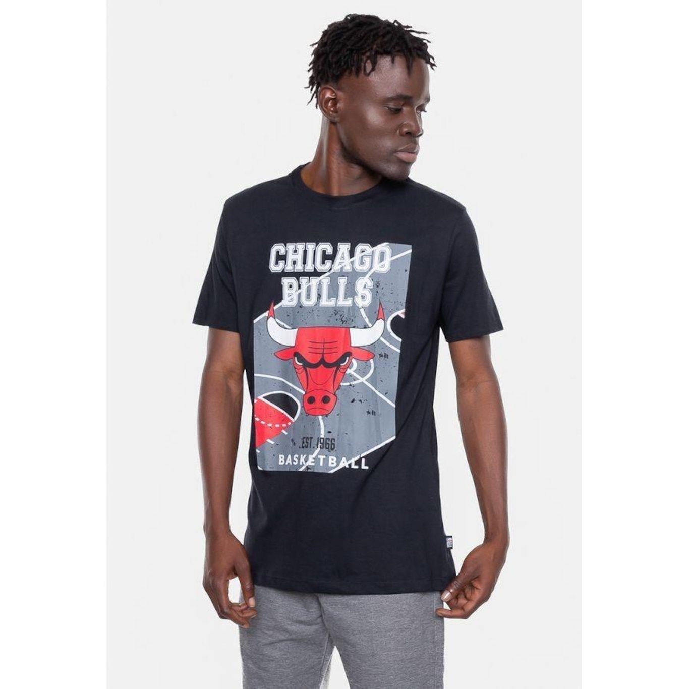 Camiseta NBA Backcourt Chicago Bulls - Masculina - Foto 4