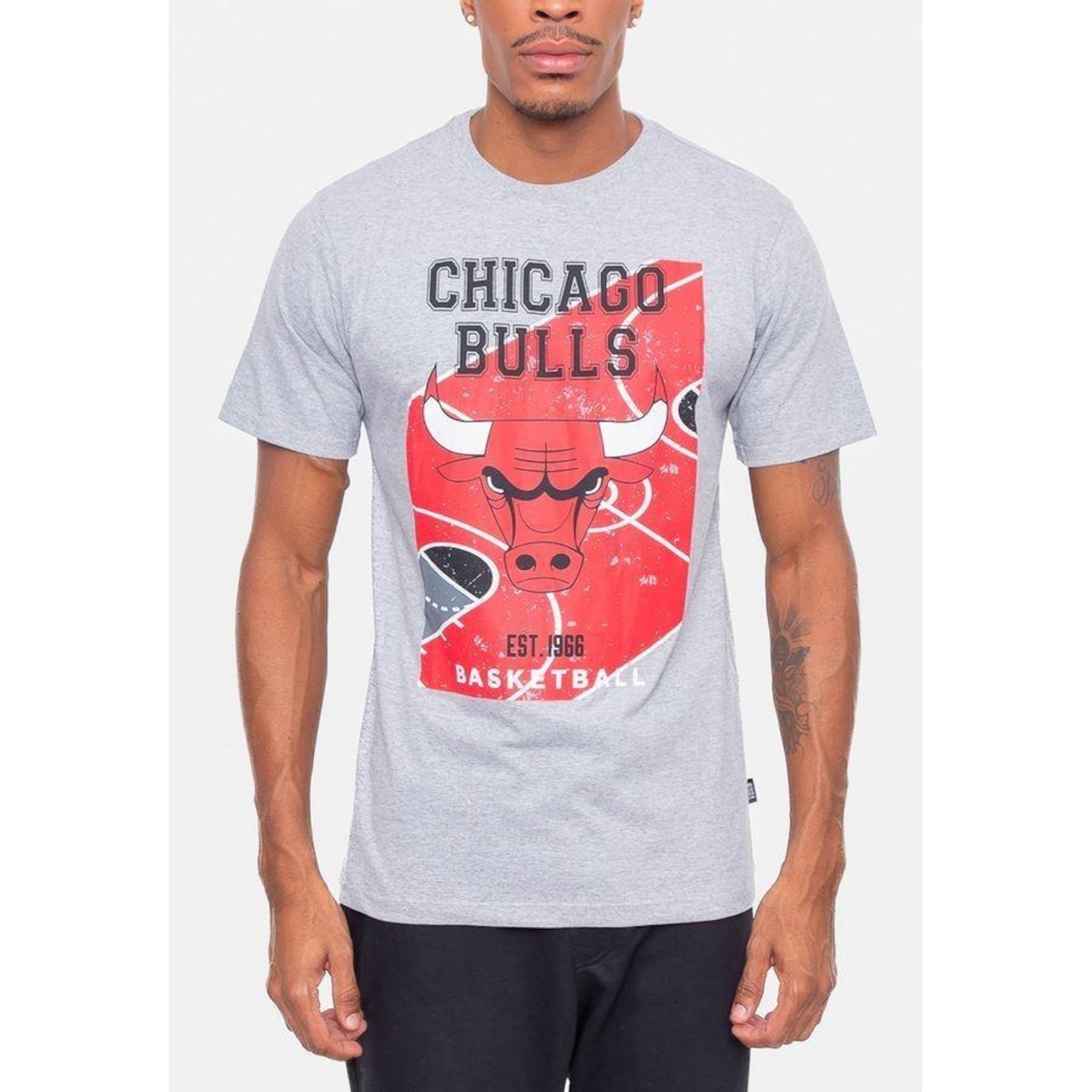 Camiseta NBA Backcourt Chicago Bulls - Masculina - Foto 3