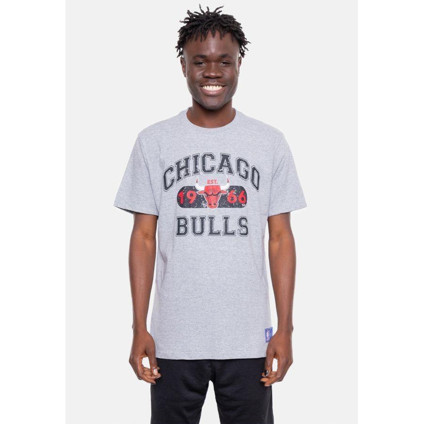 Camiseta Nba Club Chicago Bulls Nba - Masculina - Foto 1