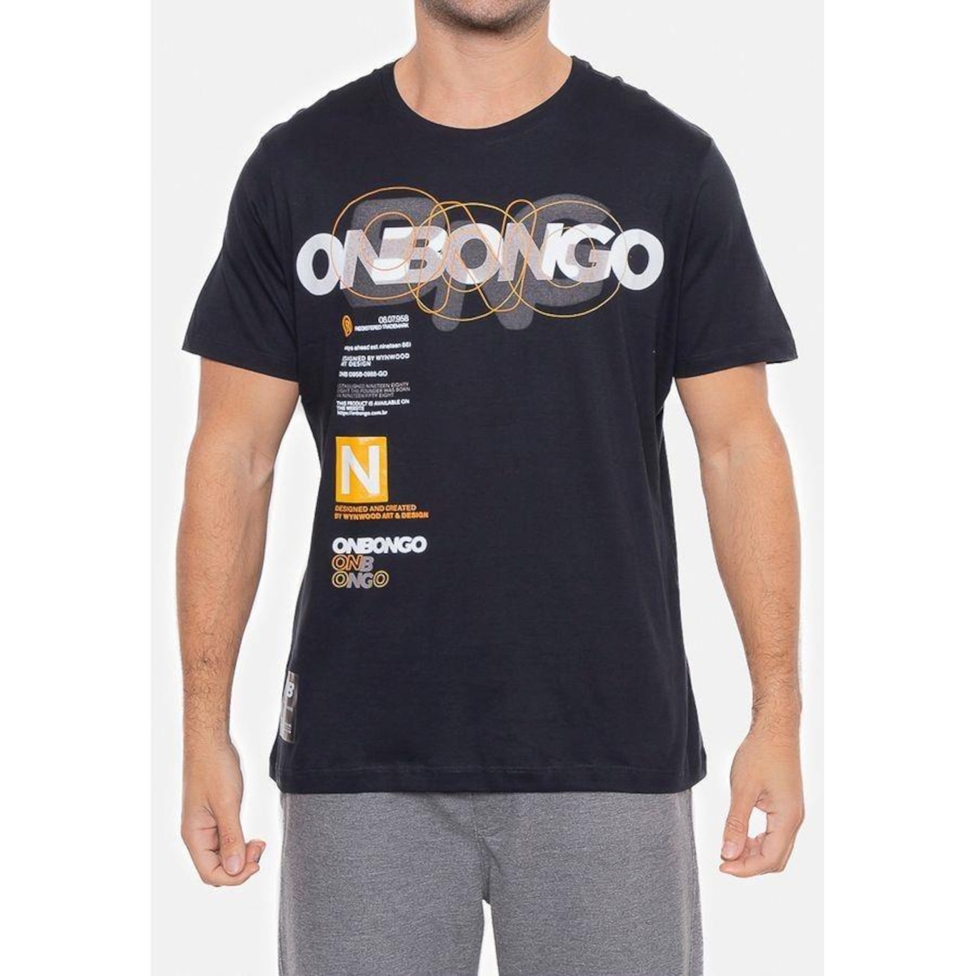 Camiseta Onbongo Estampada - Masculina - Foto 3