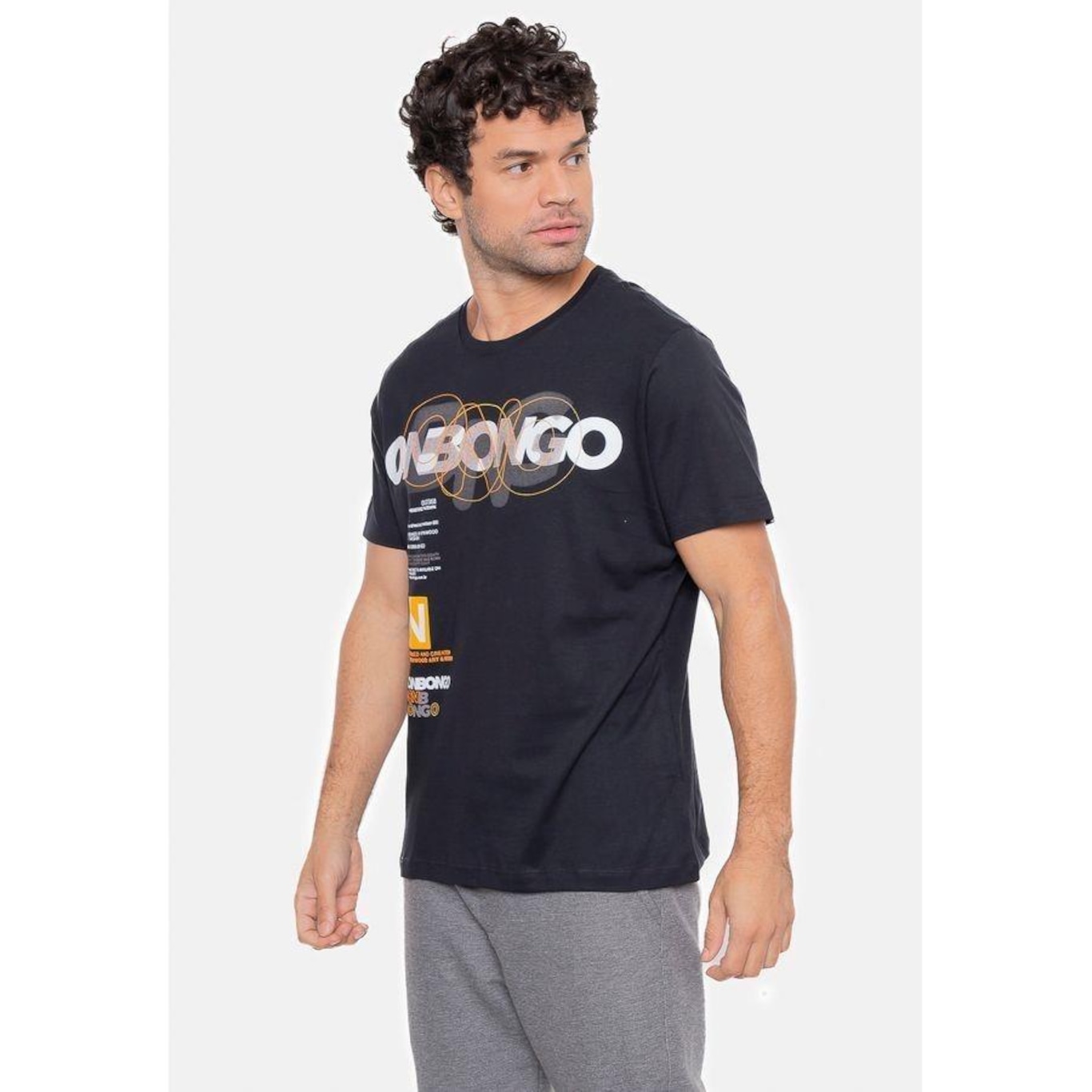 Camiseta Onbongo Estampada - Masculina - Foto 4