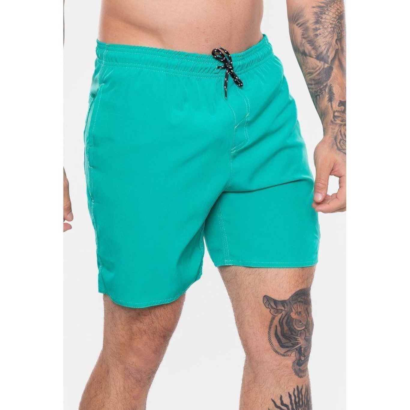 Shorts Fatal Elástico Esmeralda - Masculino - Foto 4