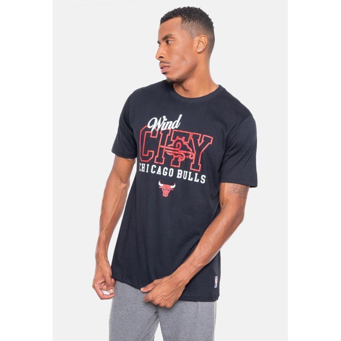 Camiseta Nba Postcard Chicago Bulls Nba - Masculina - Foto 4