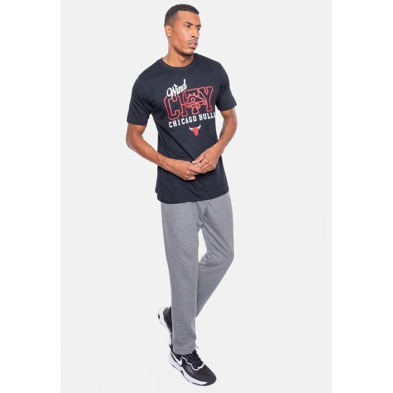 Camiseta Nba Postcard Chicago Bulls Nba - Masculina - Foto 5