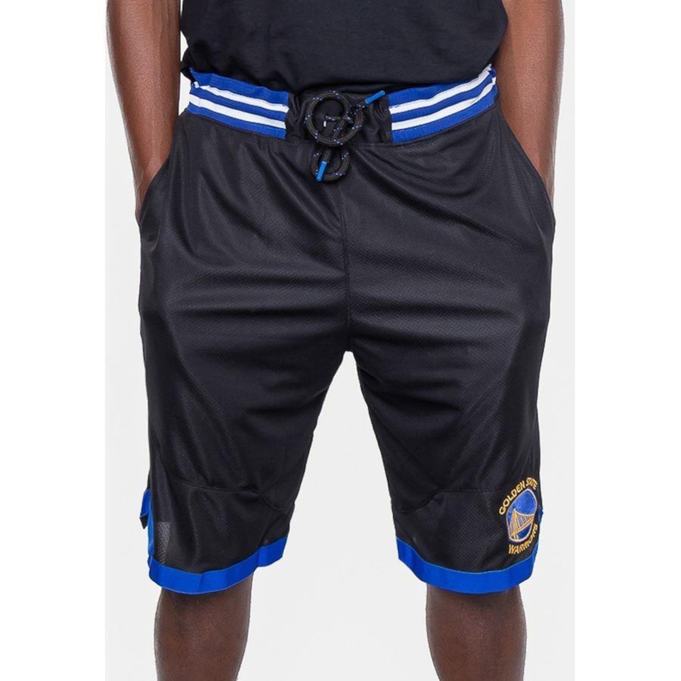 Bermuda Nba Gallon Golden State Warriors - Masculina - Foto 1