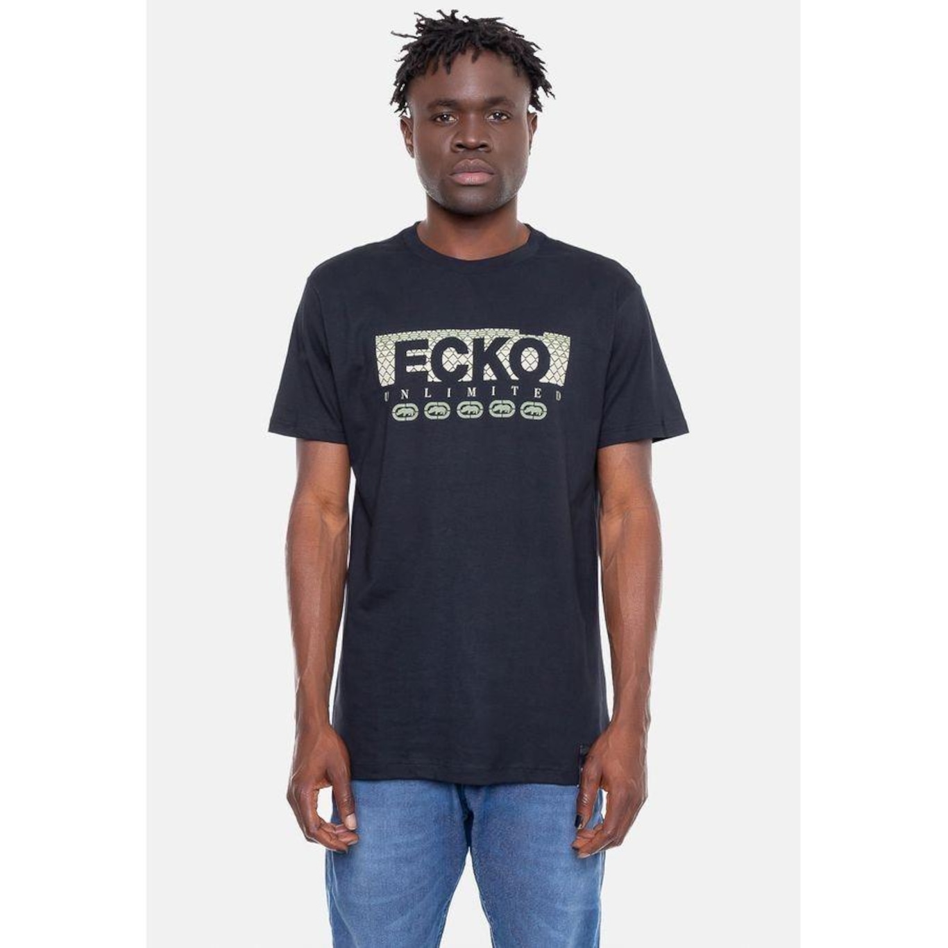 Camiseta Ecko Estampada - Masculina - Foto 1