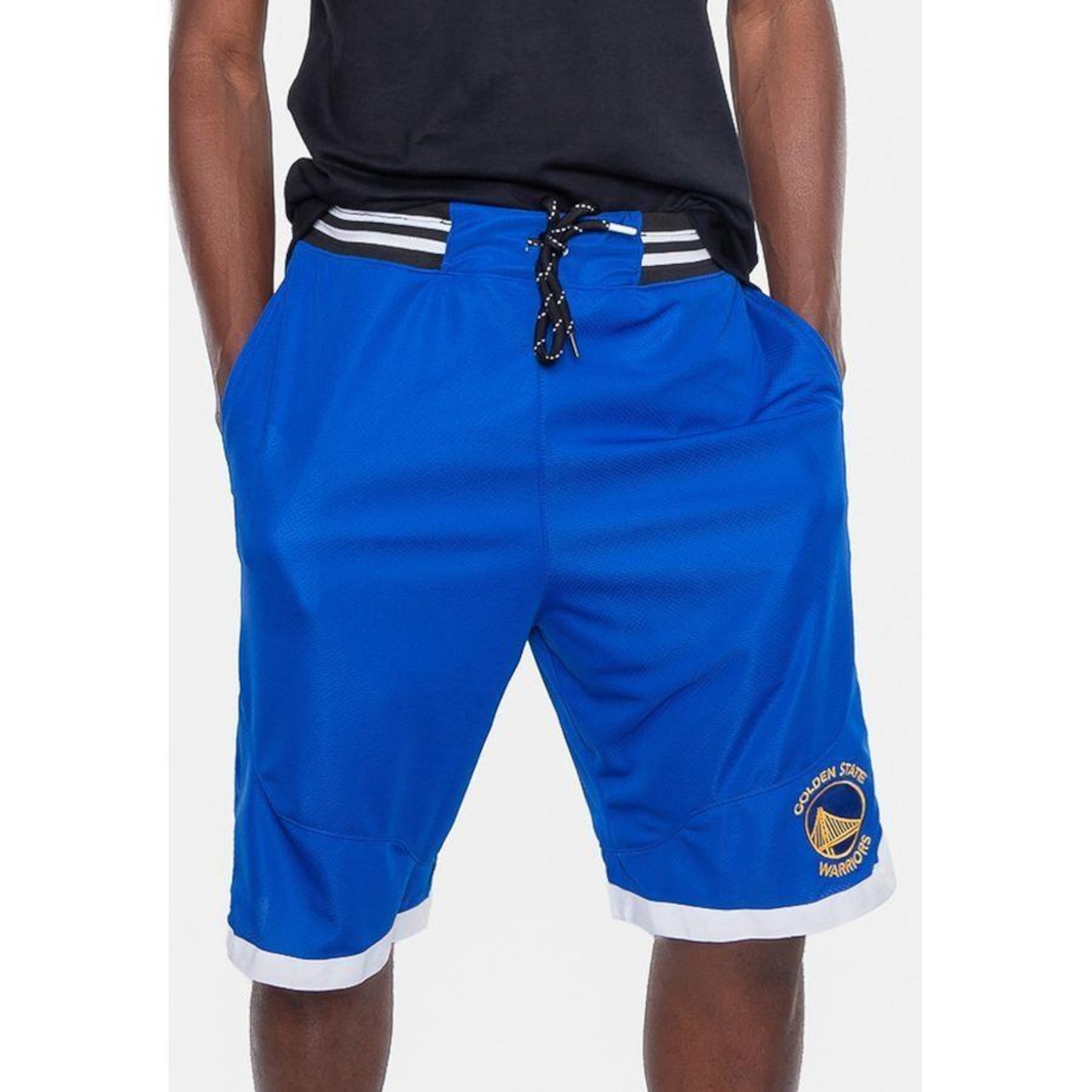 Bermuda Nba Gallon Golden State Warriors - Masculina - Foto 1