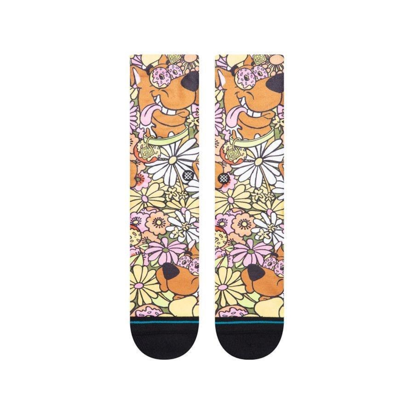 Meia Cano Alto Stance Collab Snakin Scooby Kids Multicolorida - Adulto - Foto 2