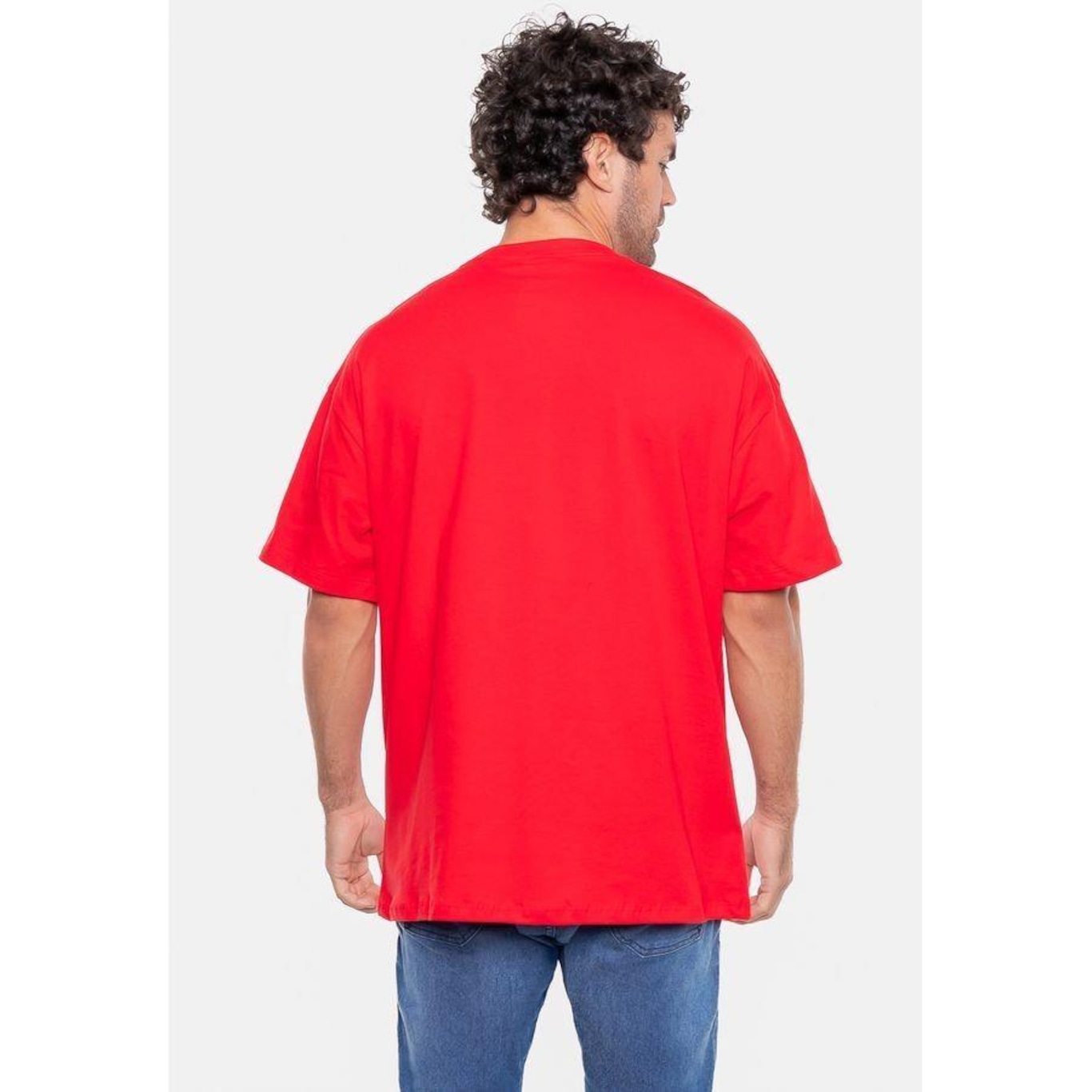 Camiseta Fatal Oversize Flame - Masculina - Foto 2