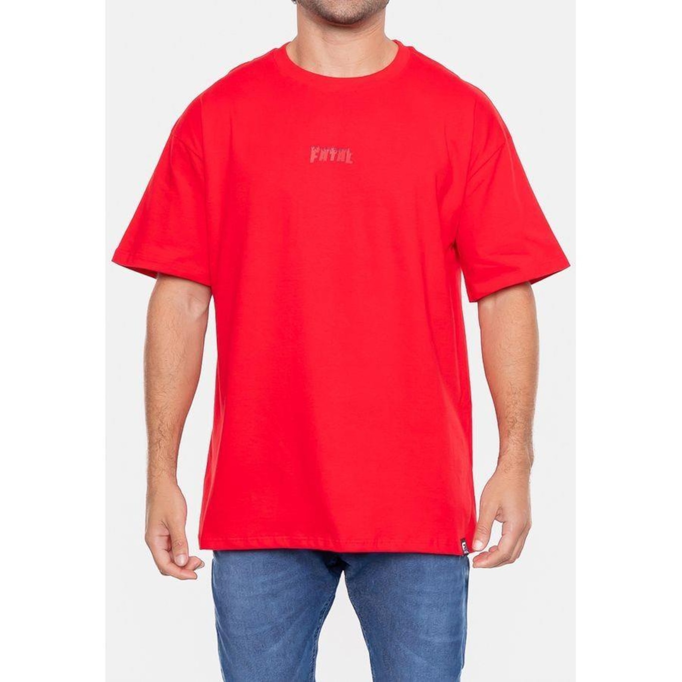 Camiseta Fatal Oversize Flame - Masculina - Foto 3