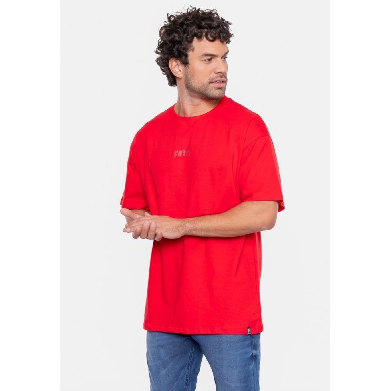 Camiseta Fatal Oversize Flame - Masculina - Foto 4