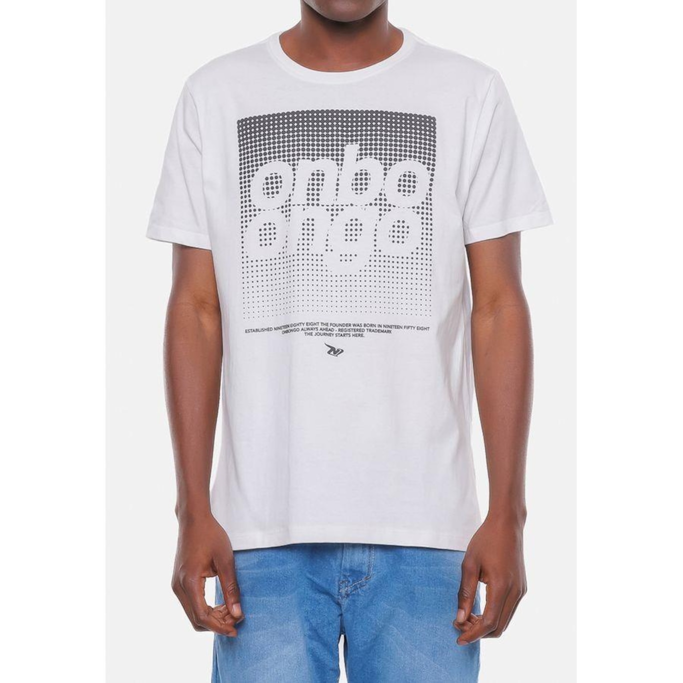 Camiseta Onbongo Estampada Dot - Masculina - Foto 3