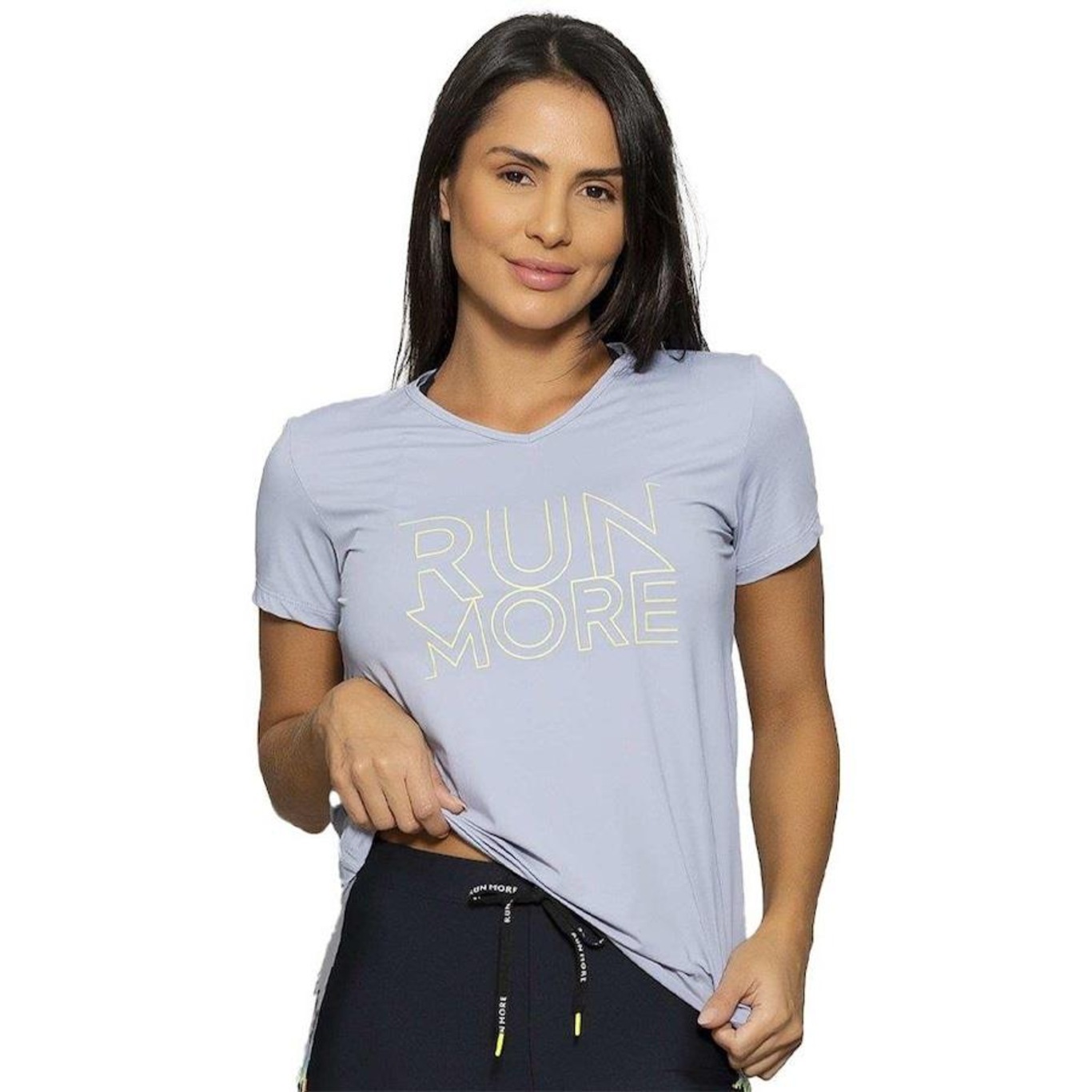 Camiseta Run More Simplicidade - Feminina - Foto 1