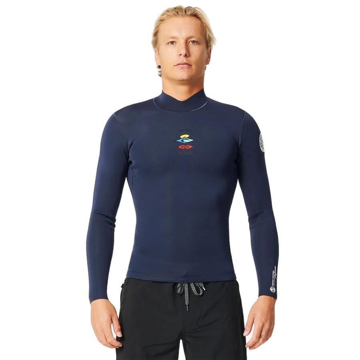 Jaqueta de Neoprene Rip Curl Dawn Patrol 1.5Mm Dark - Masculina - Foto 2