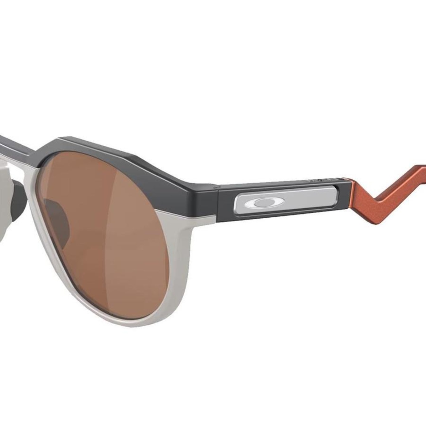 Óculos de Sol Unissex Oakley Hstn Matte Carbon Prizm Tungsten - Foto 4