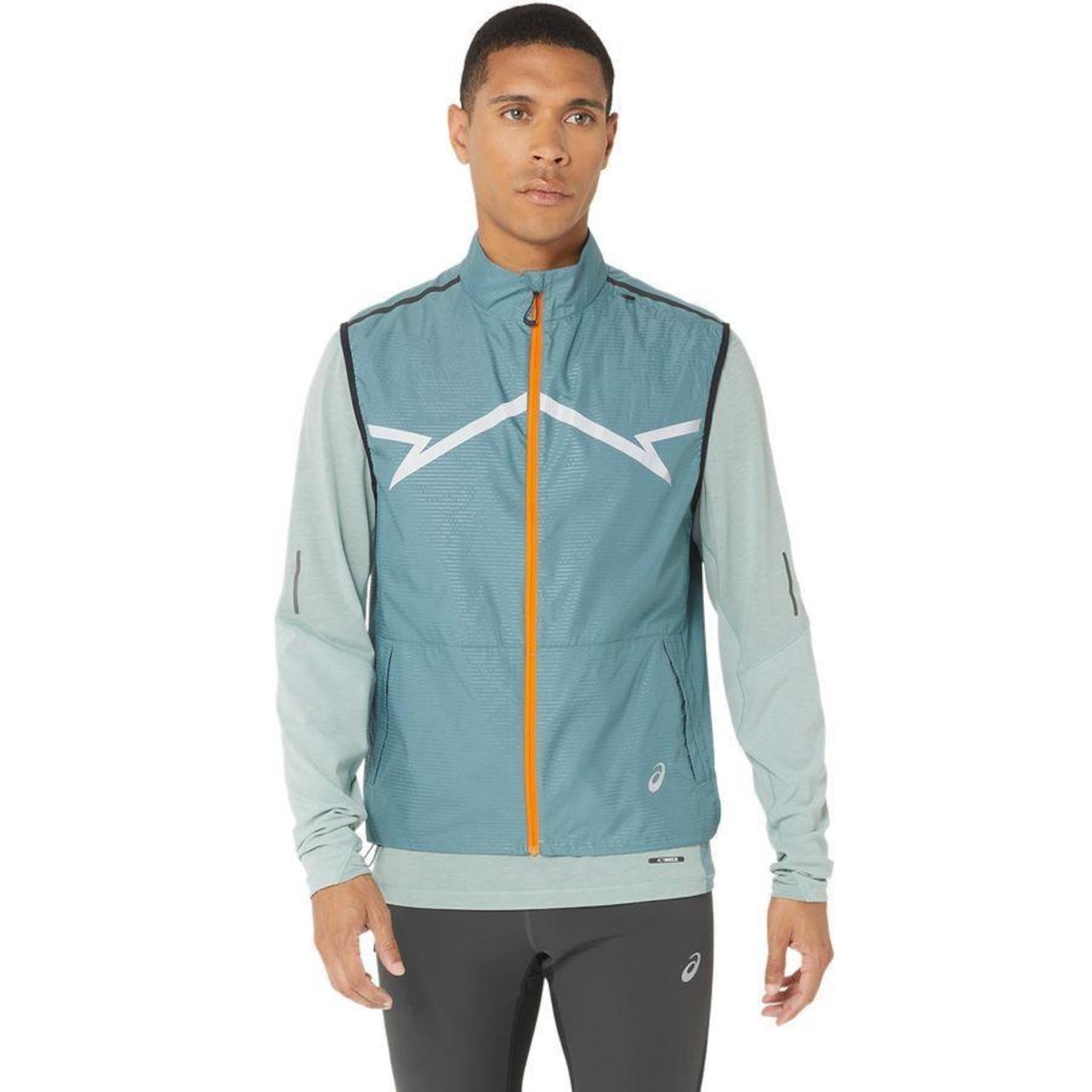 Colete Asics Motion Dry - Masculino - Foto 1