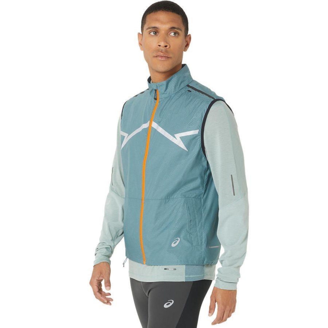 Colete Asics Motion Dry - Masculino - Foto 3