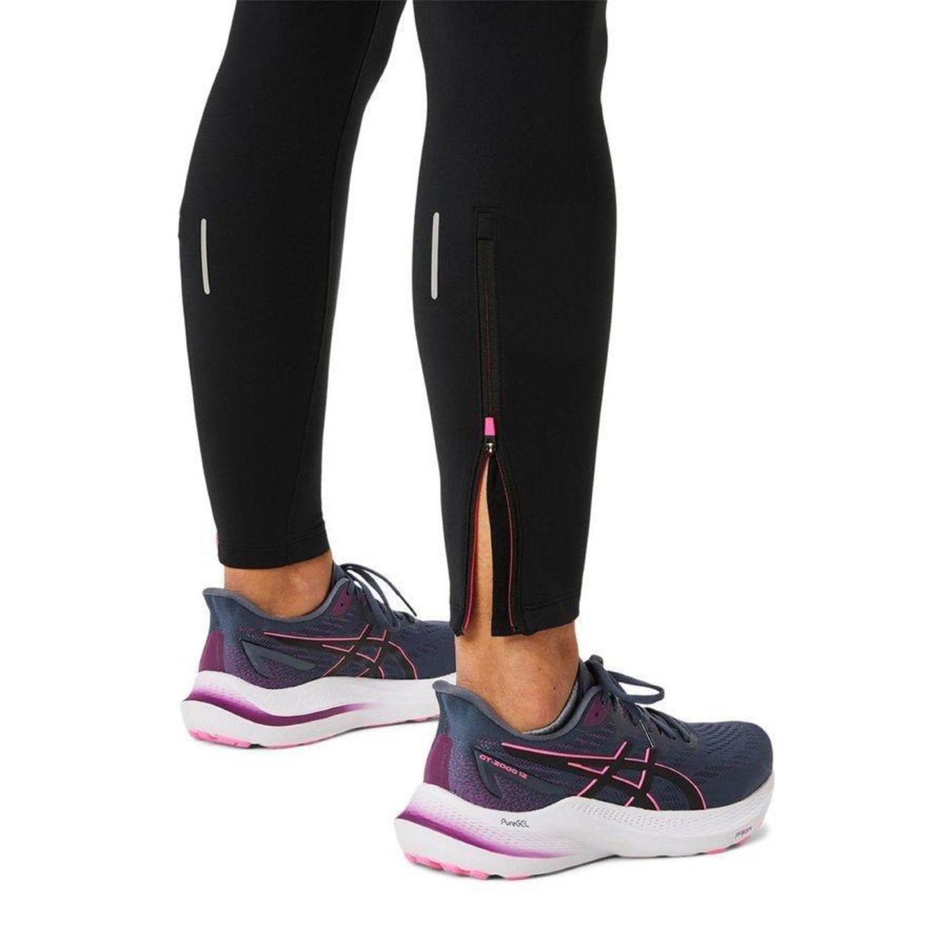 Calça Legging Asics 7/8 Performance Block Tight - Feminina - Foto 6