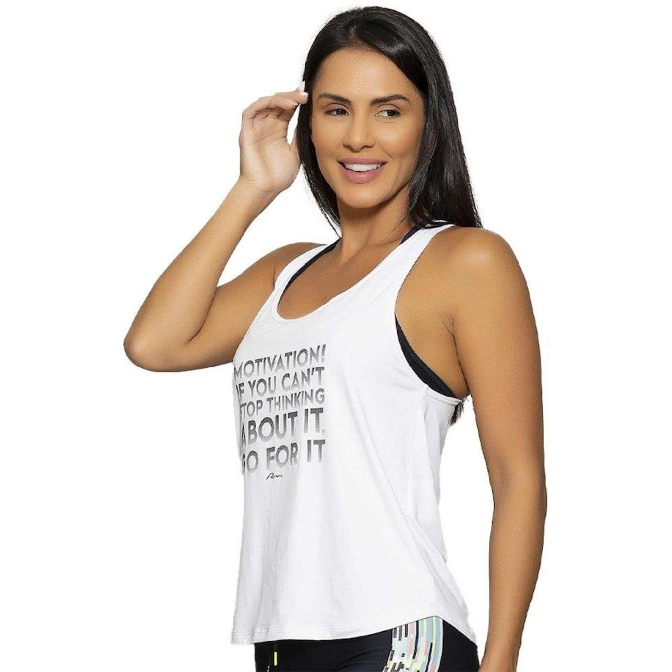 Camiseta Regata Run More Motivation - Feminina - Foto 3