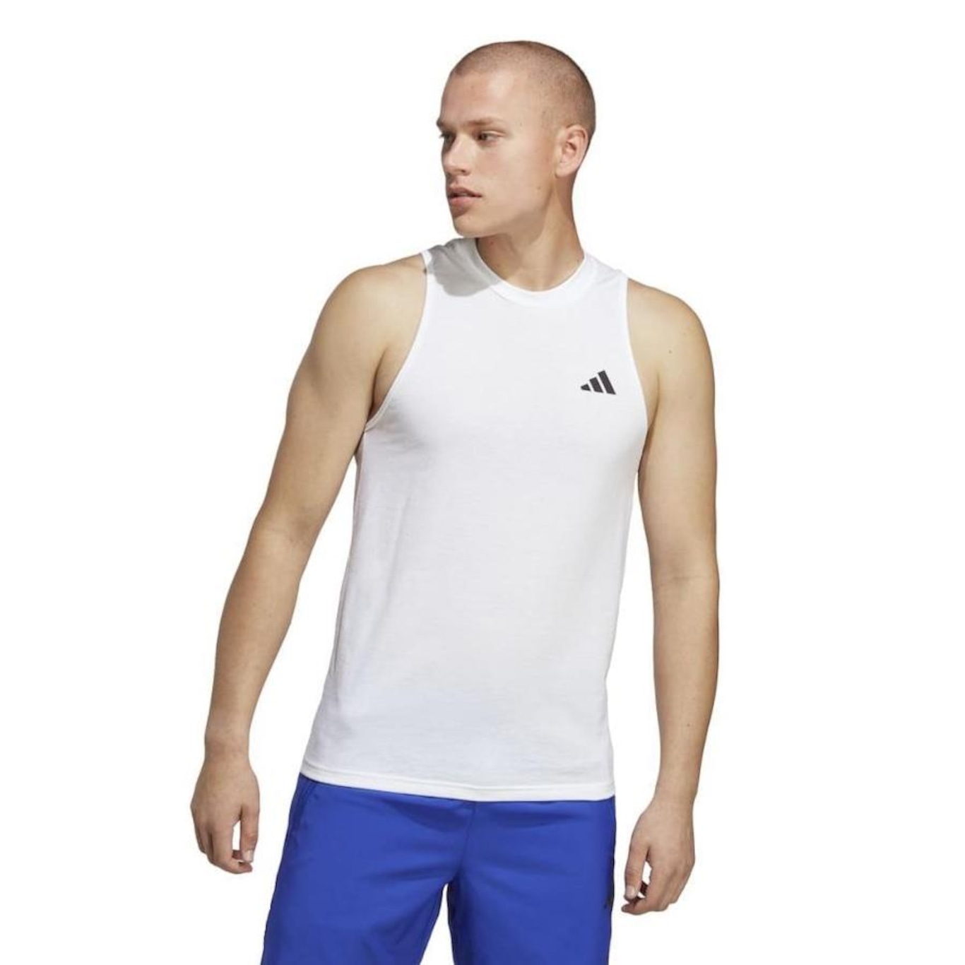 Camiseta Regata adidas Treino Logo - Masculina - Foto 2