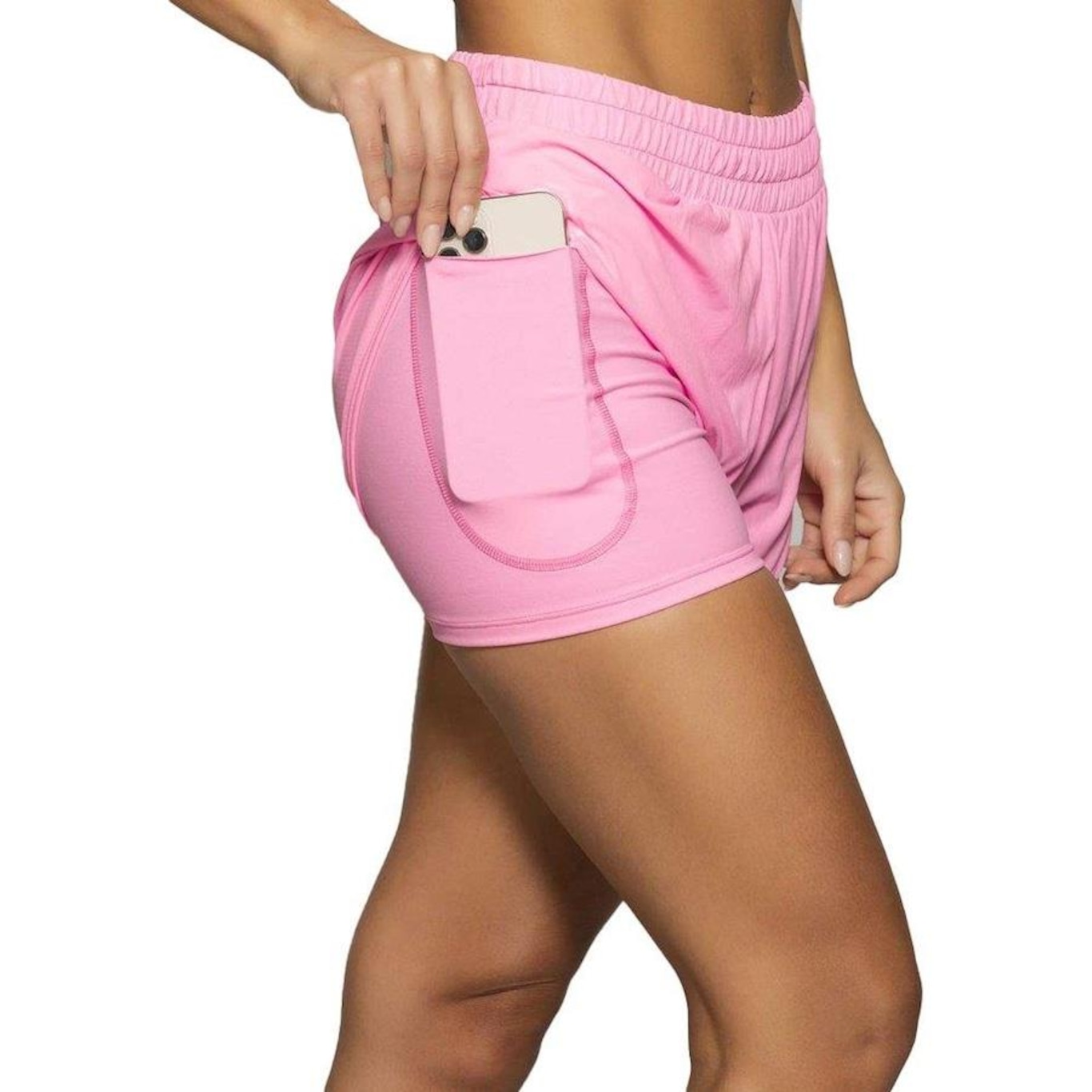 Shorts 2 em 1 Run More Running - Feminino - Foto 3