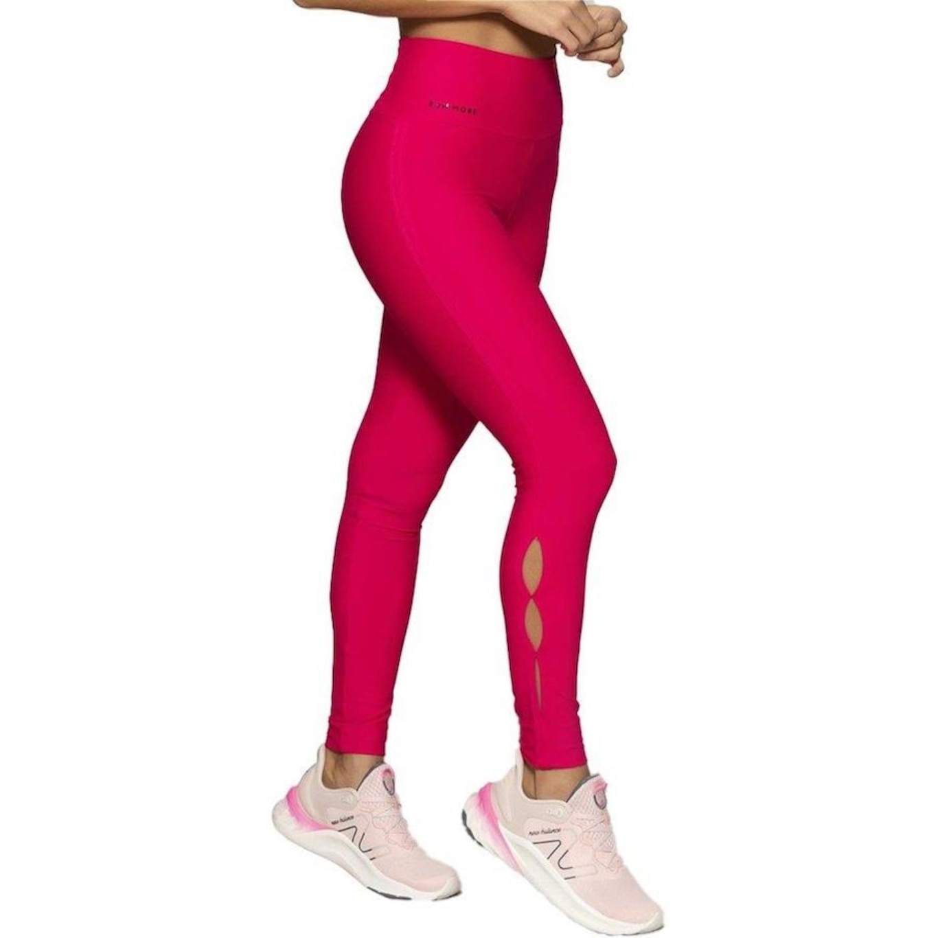 Calça Legging Run More Cut Out - Feminina - Foto 3