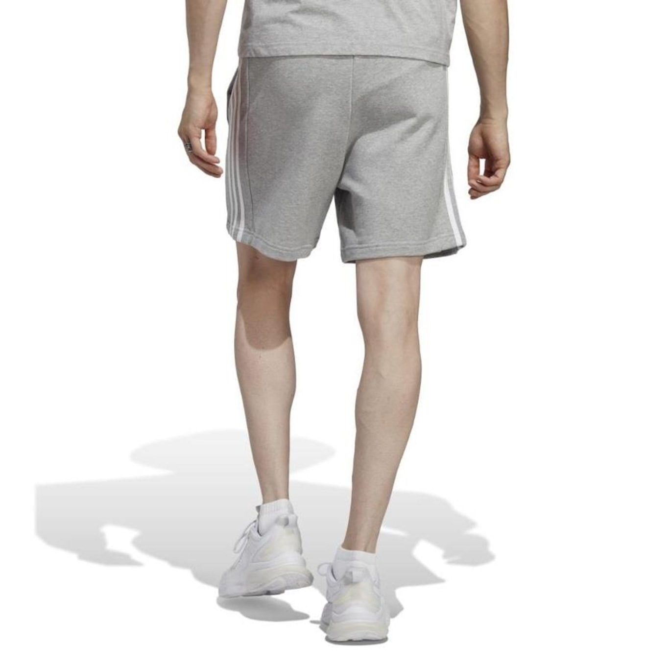 Shorts adidas Essentials 3-Stripes - Masculino - Foto 3