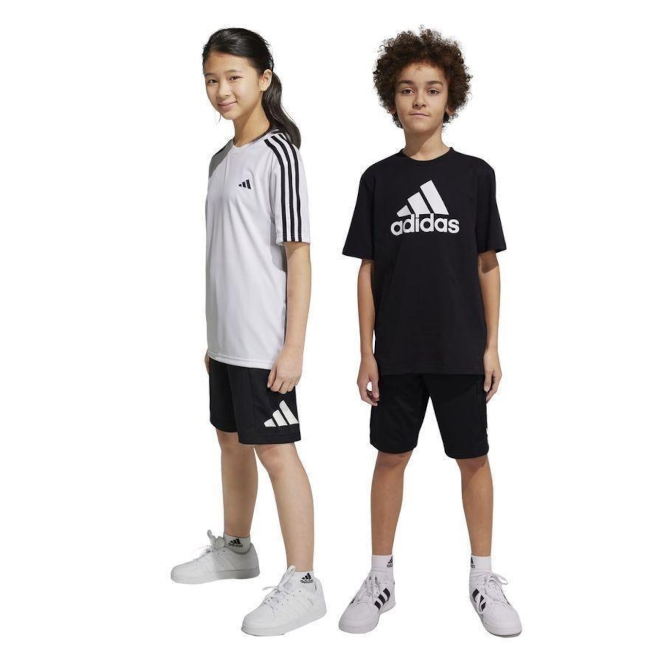 Shorts adidas Logo Essential - Infantil - Foto 6