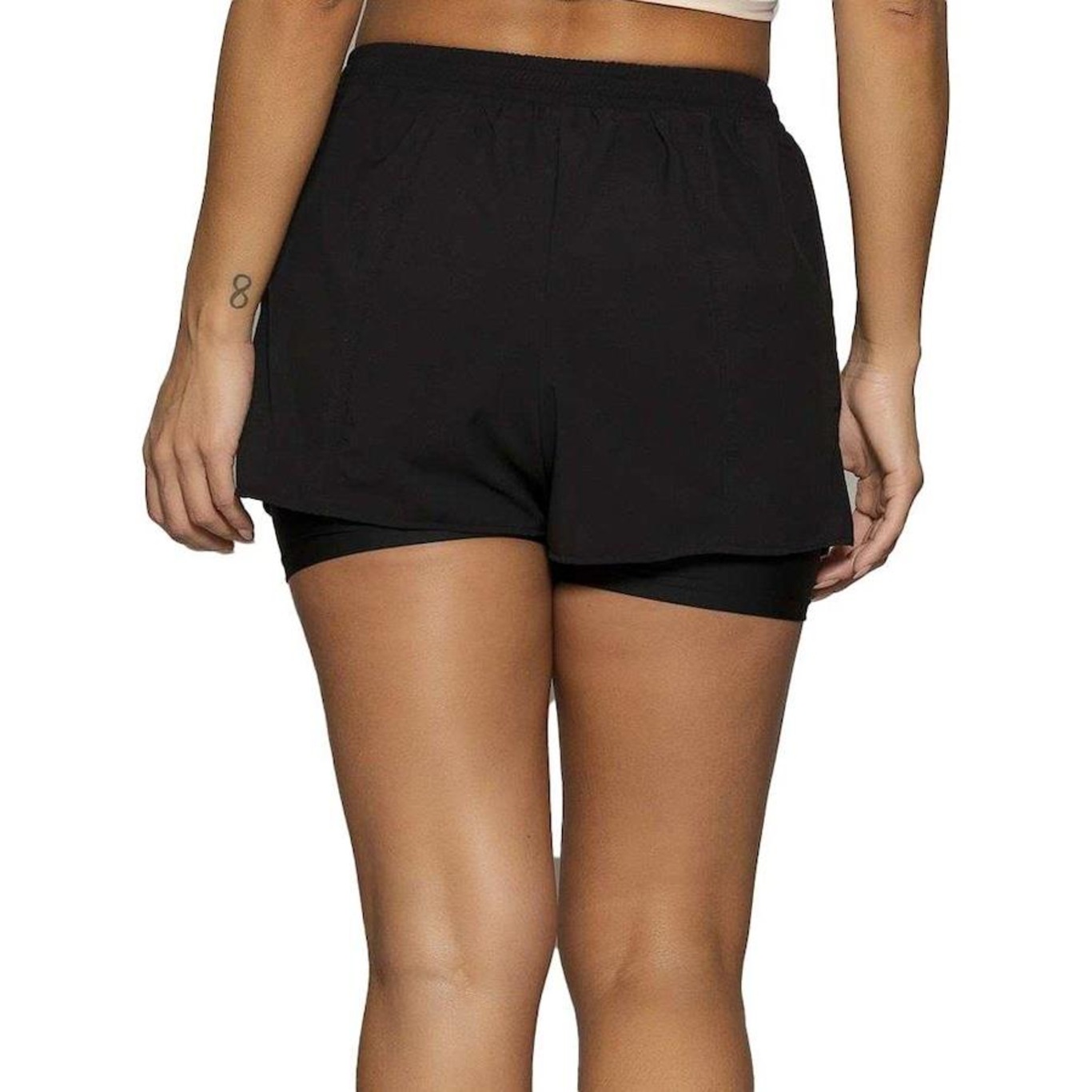 Shorts Run More Color Band - Feminino - Foto 2