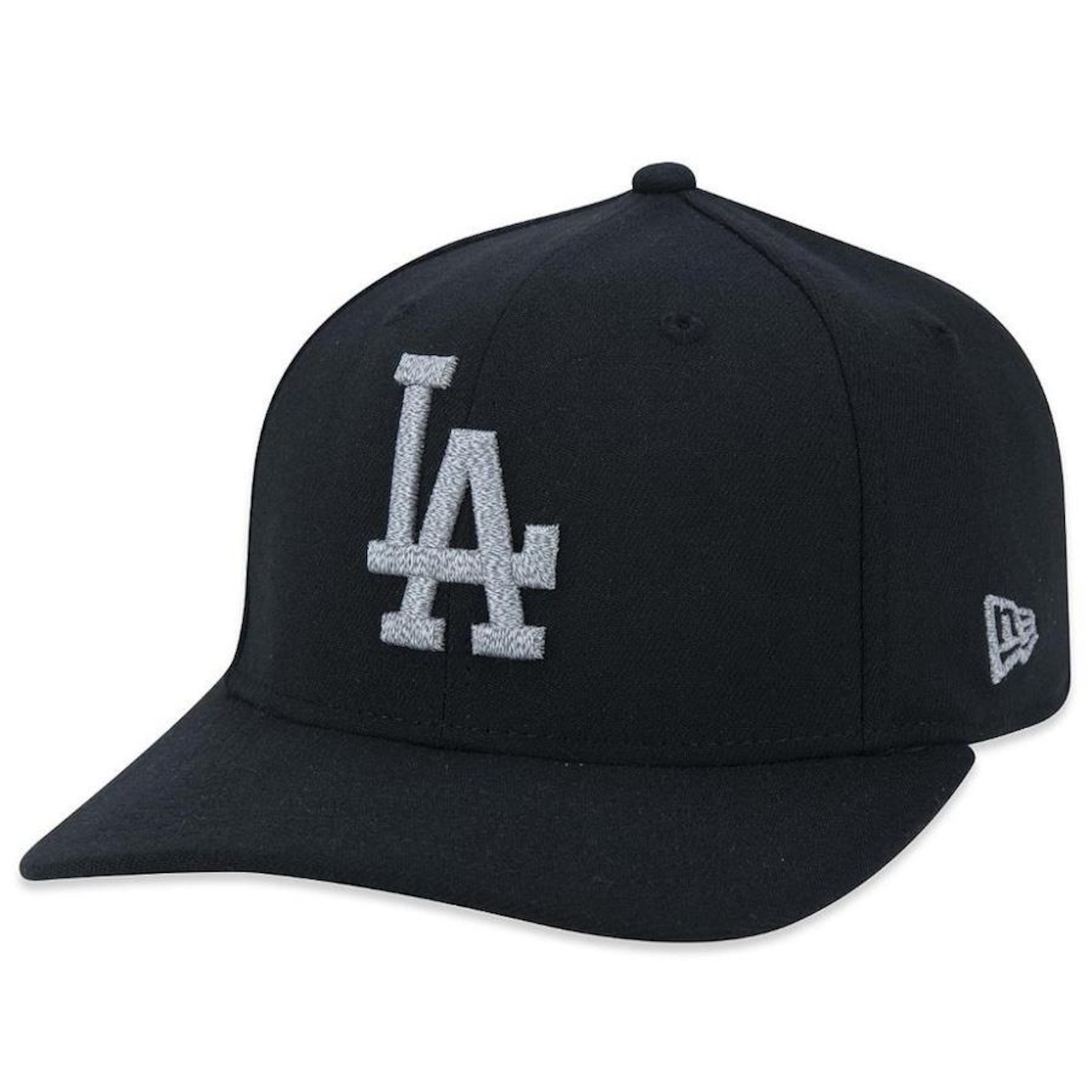 Boné Aba Curva New Era Strech Los Angeles Dodgers Mlb Performance - Snapback - Adulto - Foto 1