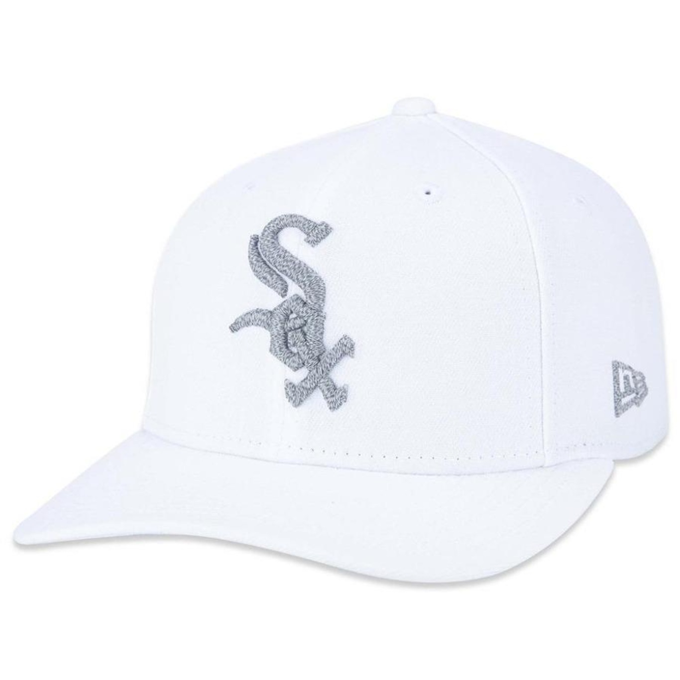 Boné Aba Curva New Era Strech Chicago White Sox Mlb Performance - Snapback - Adulto - Foto 1