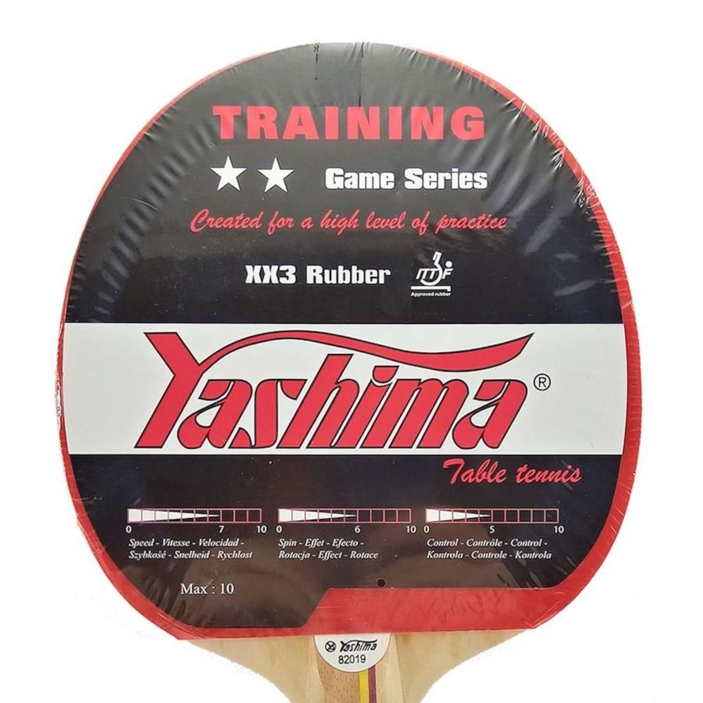 Raquete Tenis de Mesa Yashima Training 2 Estrelas 82019 - Foto 4