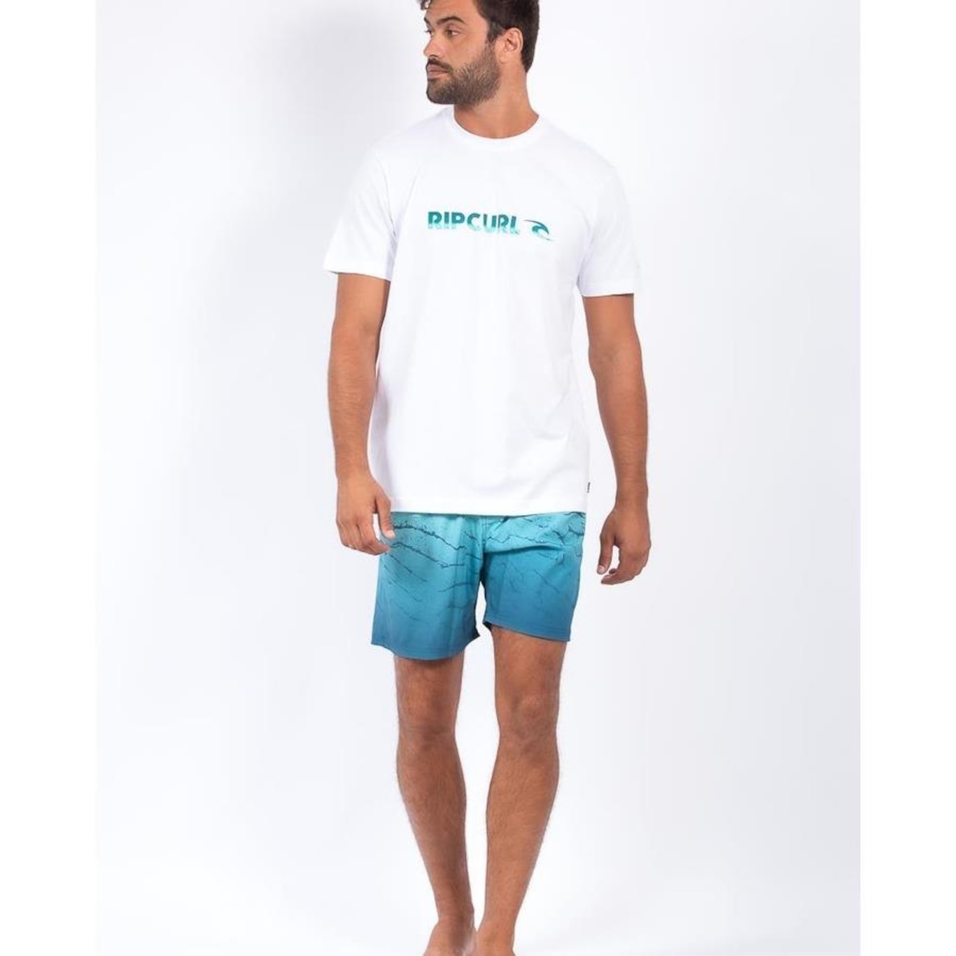 Camiseta Rip Curl Icon 10M Filter Tee - Masculina - Foto 4