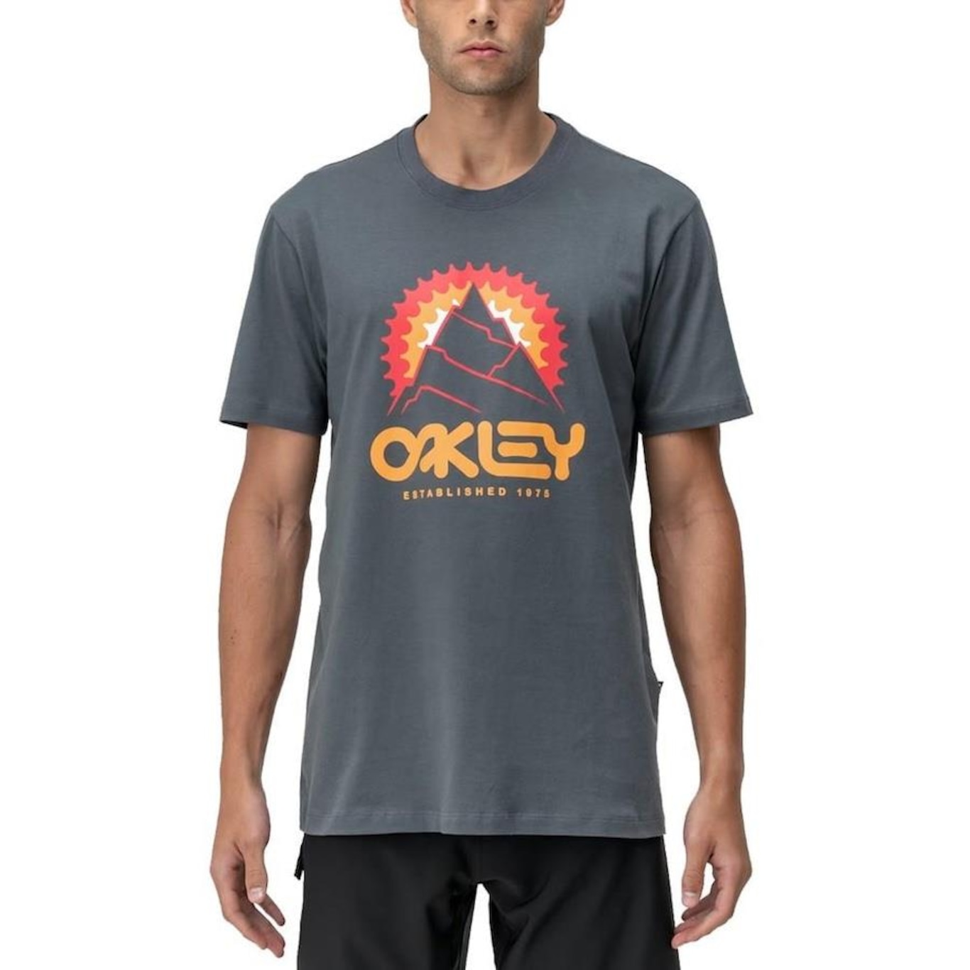 Camiseta Oakley Established Graphic Shadow - Masculina - Foto 1