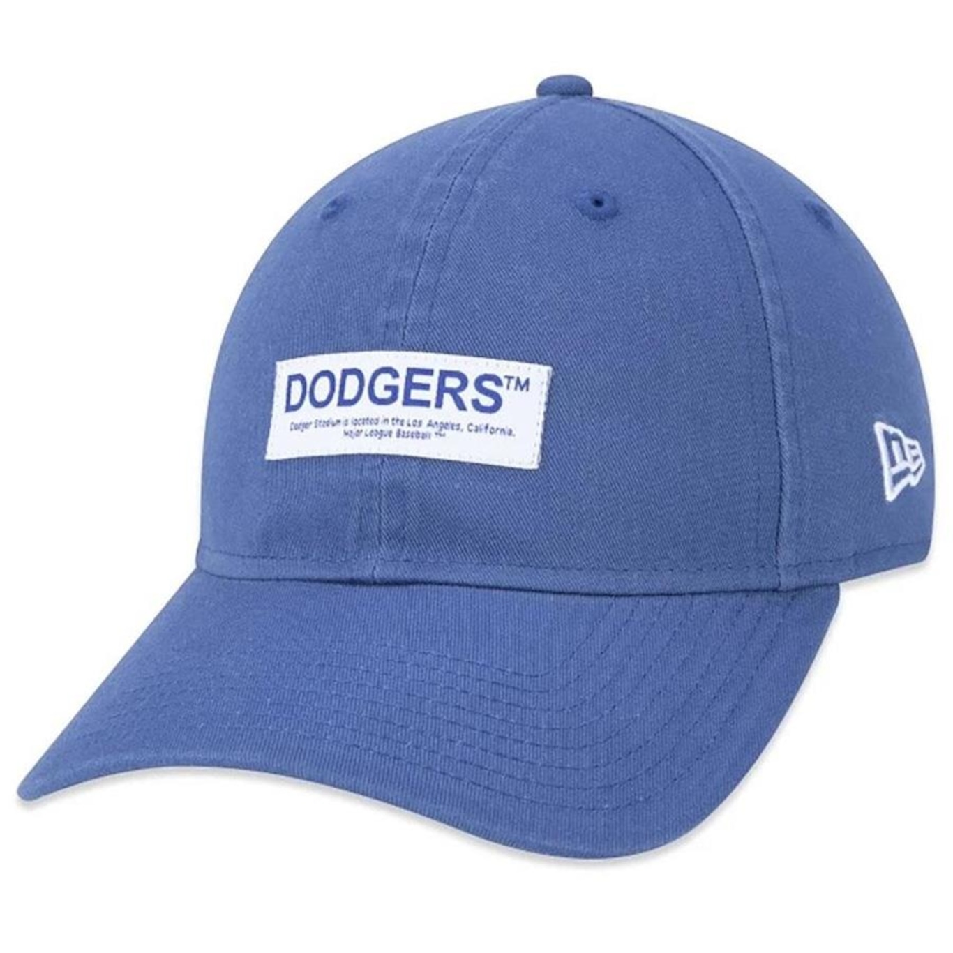 Boné Aba Curva New Era 9Twenty Minimal Los Angeles Dodgers - Strapback - Adulto - Foto 1