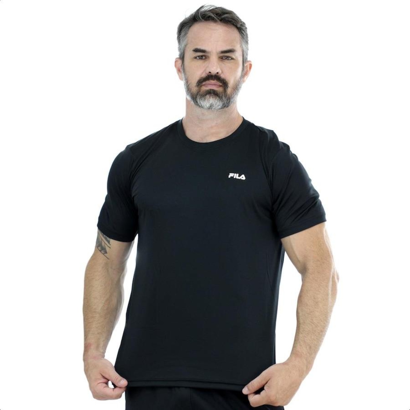 Camiseta Fila Basic Sports Polygin - Masculina - Foto 1