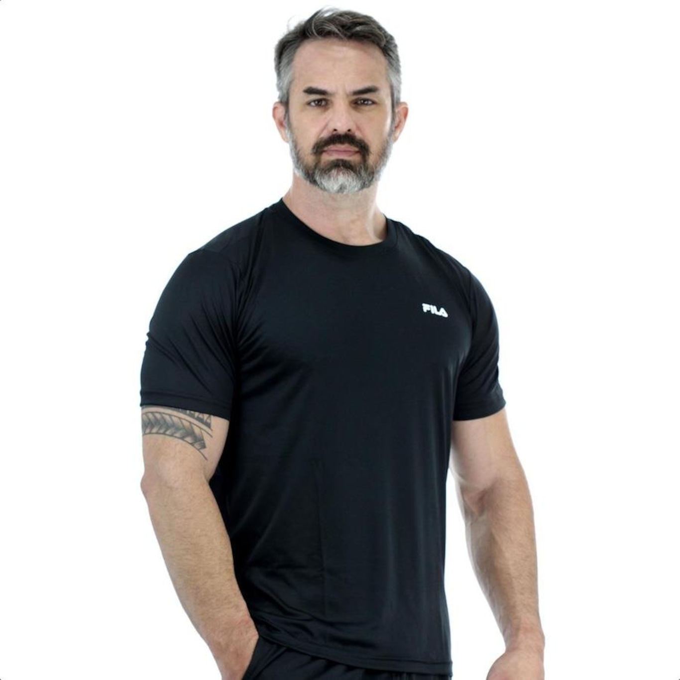 Camiseta Fila Basic Sports Polygin - Masculina - Foto 2