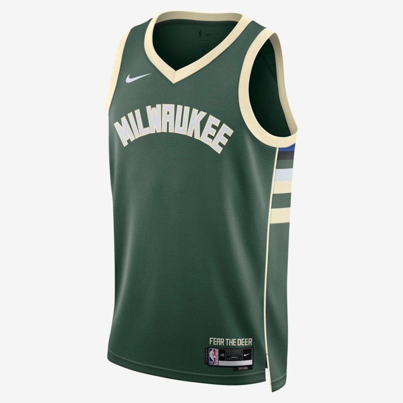 Camiseta Regata Nike Milwaukee Bucks Icon Edition 2023/24 - Masculina - Foto 1