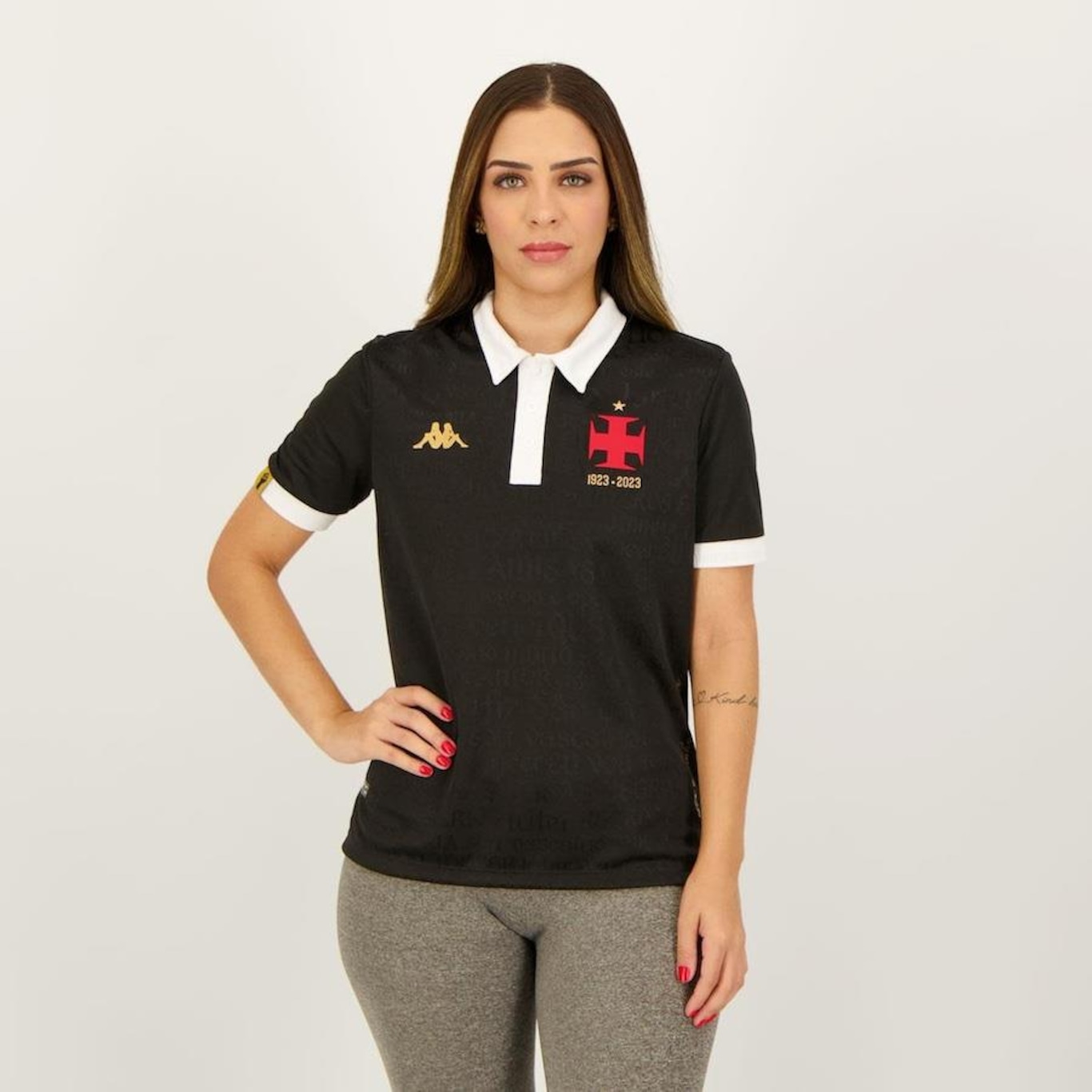 Camisa do Vasco III 2023 Kappa - Feminina - Foto 1