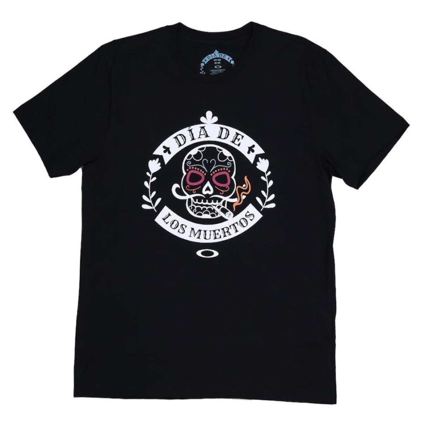 Camiseta Oakley Dia de Los Muertos Skull Graphic Tee - Masculina - Foto 1