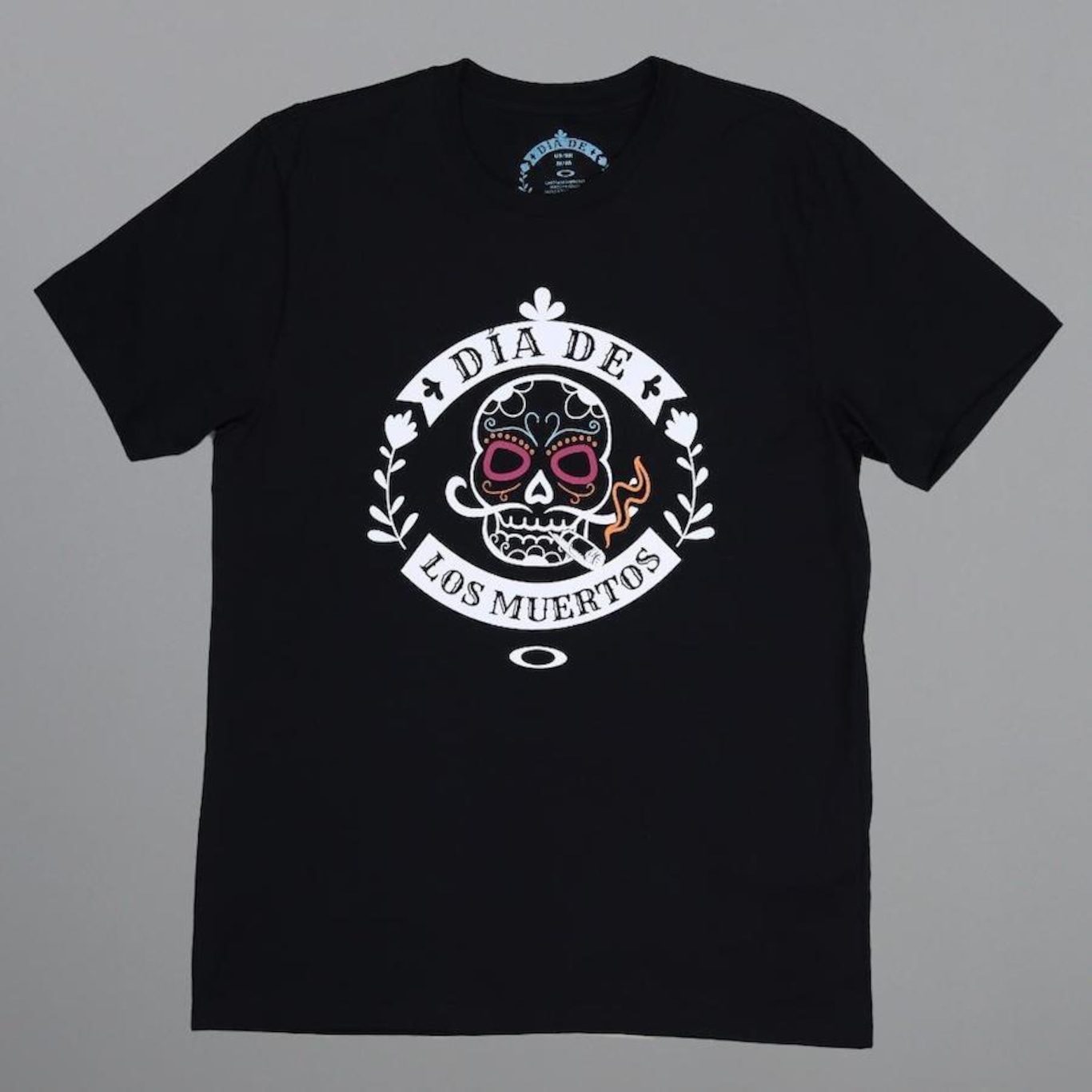 Camiseta Oakley Dia de Los Muertos Skull Graphic Tee - Masculina - Foto 5