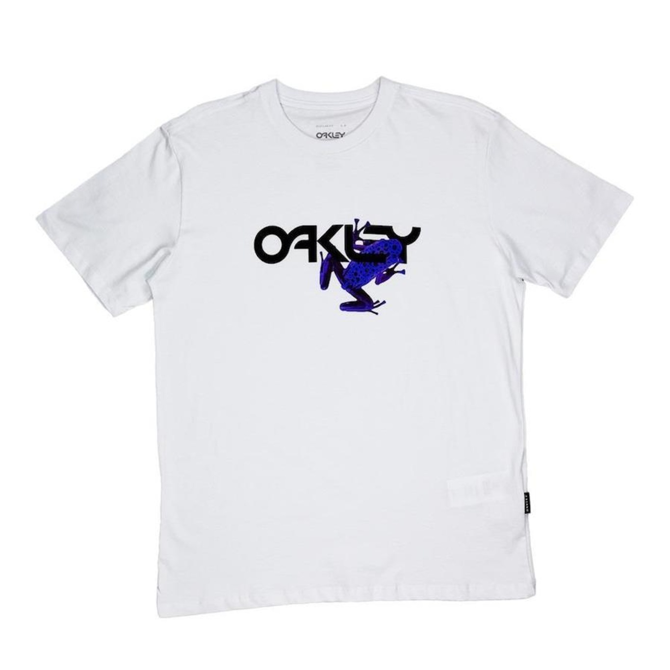 Camiseta Oakley Frog X Iridium Tee Masculina - Branco