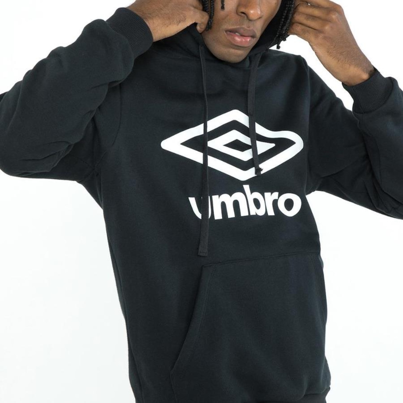 Blusão com Capuz Umbro Essential - Masculino - Foto 3