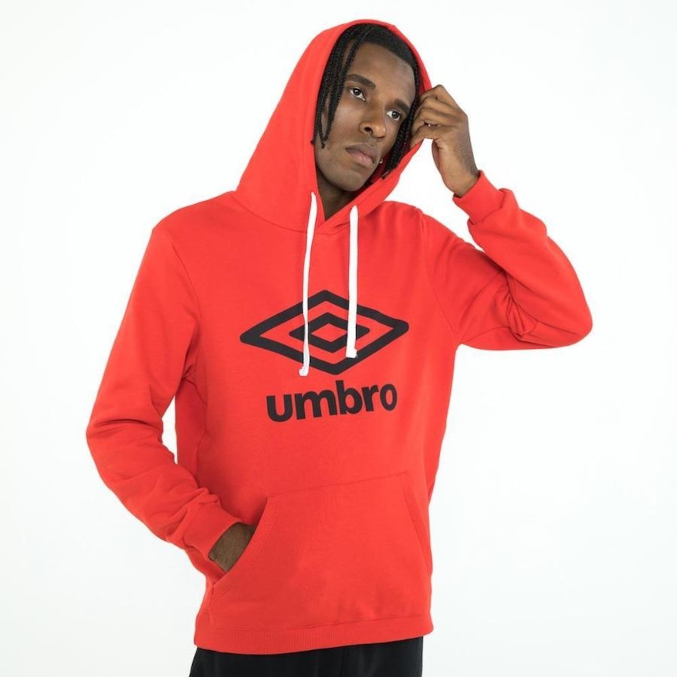 Blusão com Capuz Umbro Essential - Masculino - Foto 1