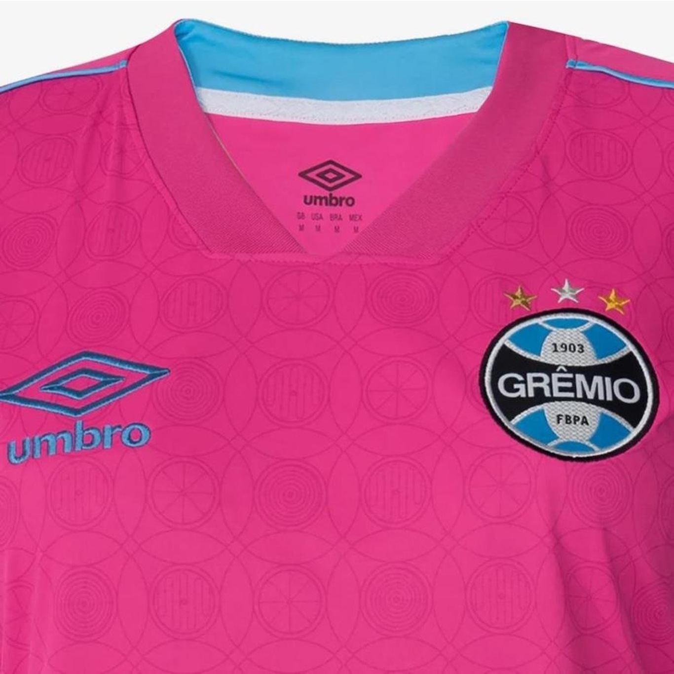 Camisa do Grêmio Outubro Rosa 2023 Umbro - Feminina - Foto 4