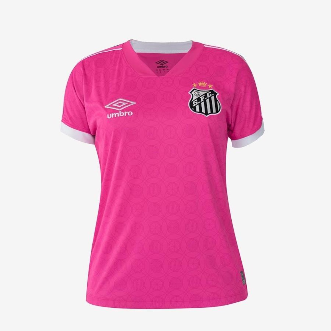 Camisa do Santos 2023 Outubro Rosa Umbro - Feminina - Foto 1