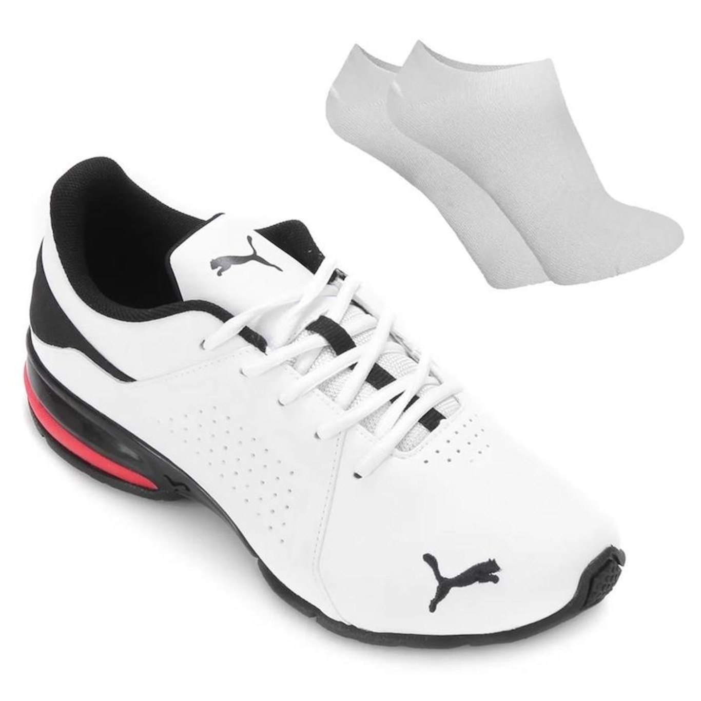 Tênis Puma Viz Runner V2 + 1 Par de Meias - Masculino - Foto 1