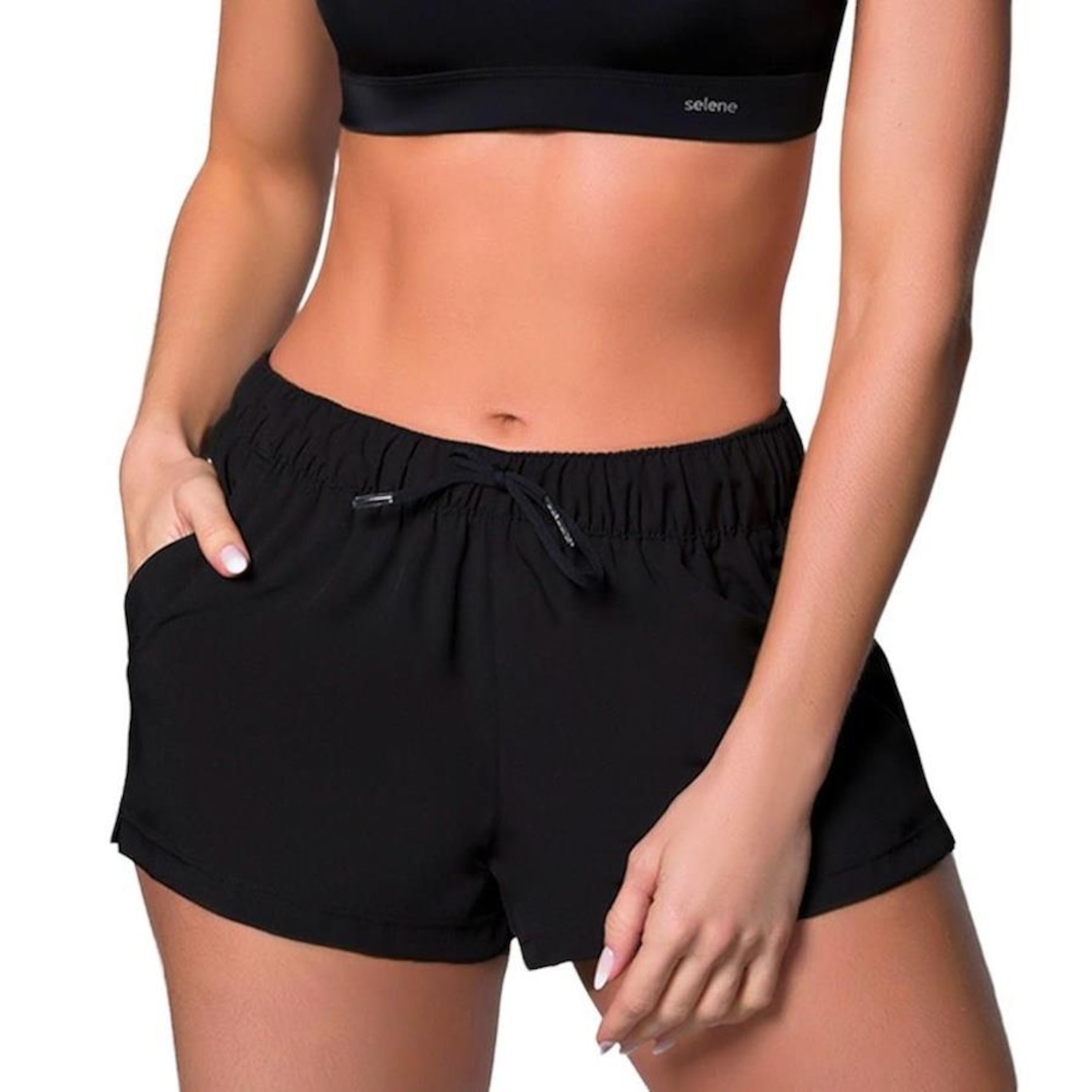 Shorts Selene Básico - Feminino - Foto 1